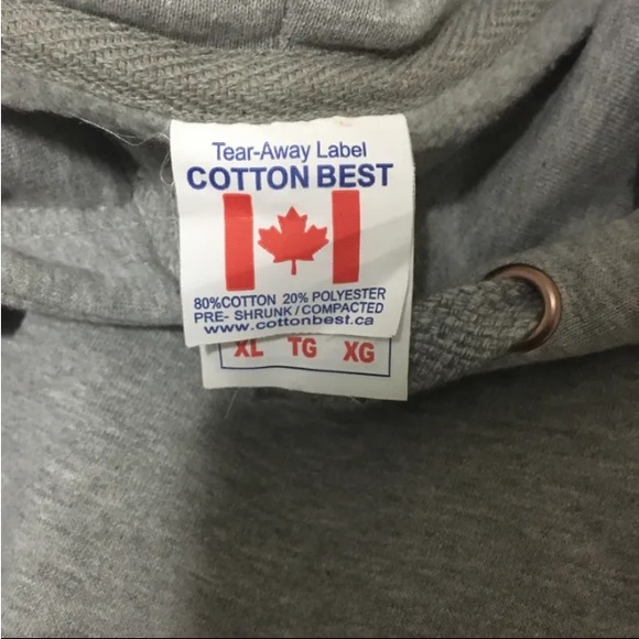 Mens/unisex Cotton Best Work Hoodie NWOT - Picture 4 of 4